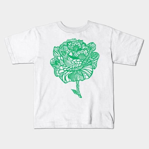 rose'green Kids T-Shirt by kk3lsyy